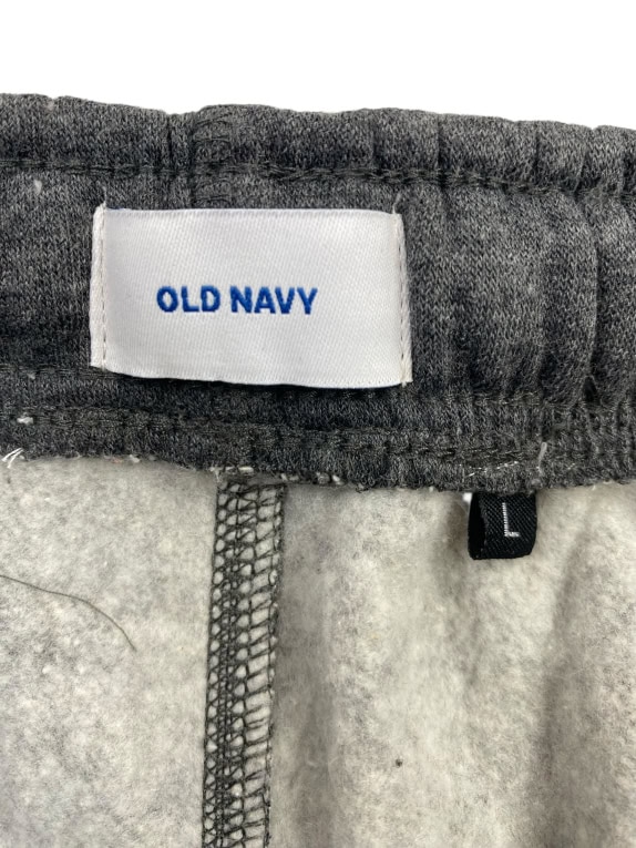 Old Navy Παντελόνι Φόρμας με Ελαστικό Τελείωμα Γκρι Ανδρικό L