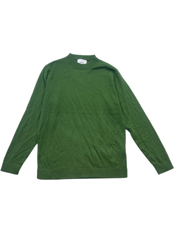 OLD NAVY MAGLIONE GIROCOLLO MINIMAL VERDE UOMO PRE OWNED M
