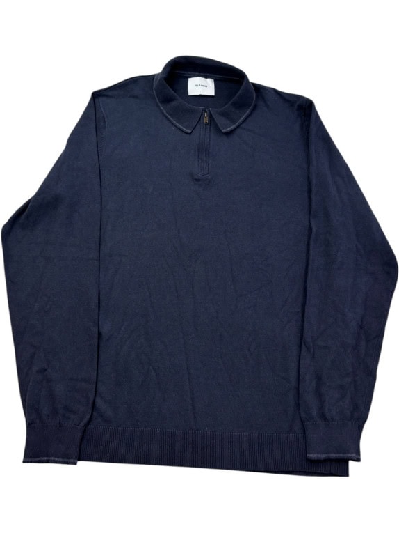 OLD NAVY ΠΟΥΛΟΒΕΡ ΜΕ ΦΕΡΜΟΥΑΡ MINIMAL NAVY ΑΝΤΡΙΚΟ PRE OWNED XL