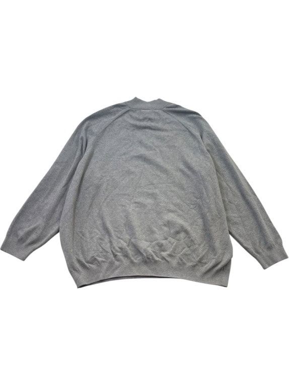 OLD NAVY HALF ZIP SWEATER MINIMAL GREY MENS PRE OWNED XL