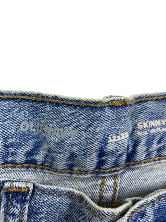 OLD NAVY Skinny Τζιν Παντελόνι Μπλε Ανοιχτό Ανδρικό M (W32 L30)