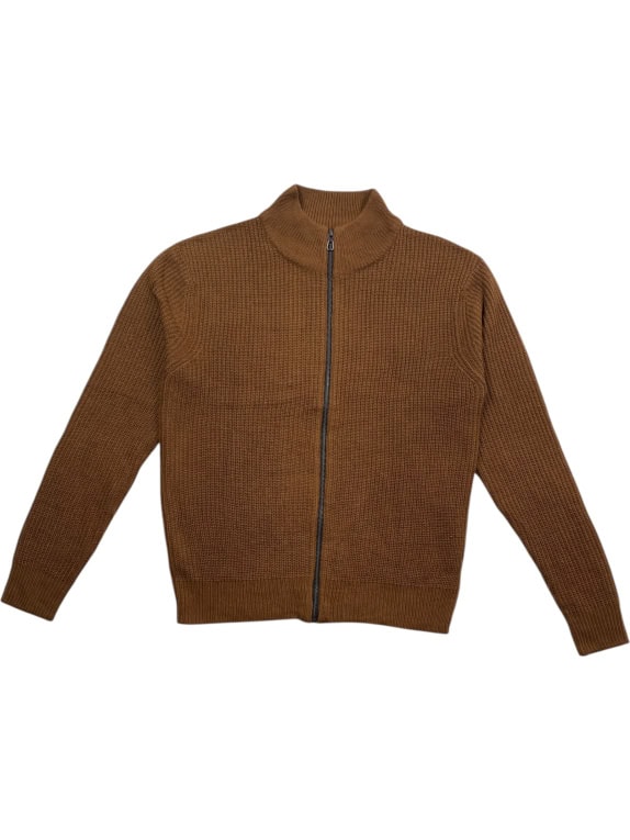 OLD NAVY Knitted Zip Cardigan Casual Brown Women’s L-XL
