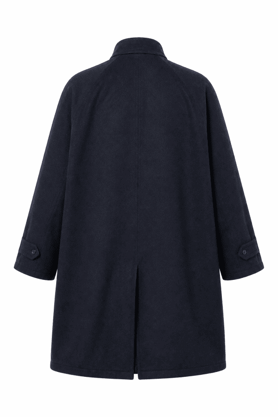 1980s OLIVER HERRINGTΟN COAT ΜΑΥΡΟ ΑΝΤΡΙΚΟ PRE OWNED XL