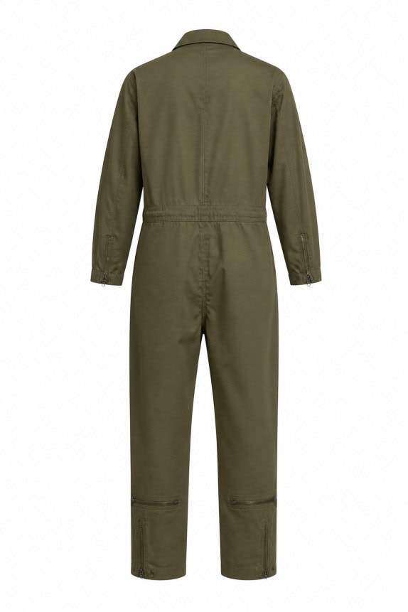1970s MILITARY UTILITY JUMPSUIT UTILITY OLIVE MENS PRE OWNED XL