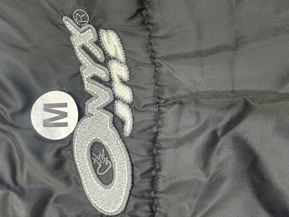 1998 ONYX JEANS ΜΠΟΥΦΑΝ PUFFER STREETWEAR ΜΑΥΡΟ UNISEX PRE OWNED M