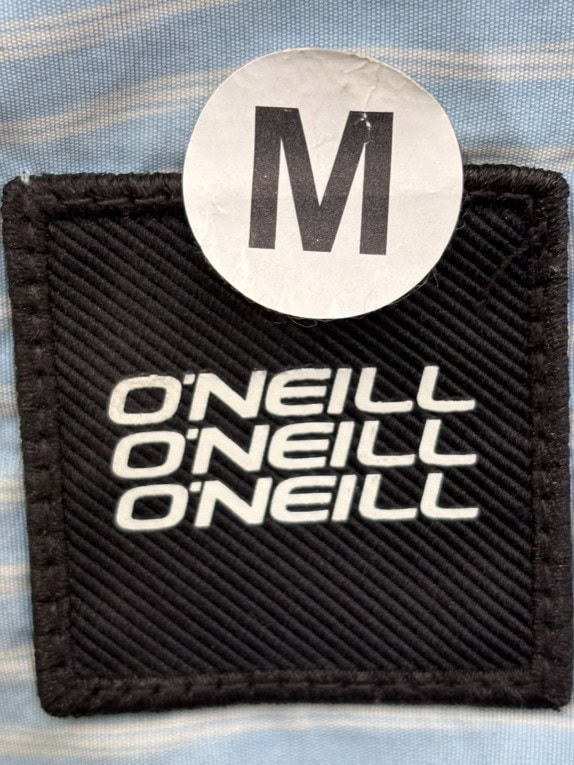 O\'NEILL ΜΑΓΙΟ ΣΟΡΤΣ STRIPED ΜΠΛΕ ΑΝΤΡΙΚΟ PRE OWNED