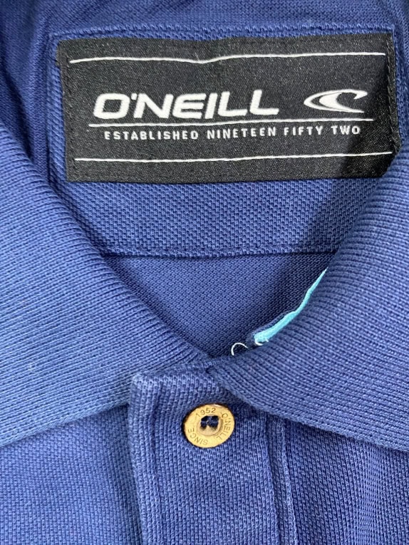 O'NEILL POLO SHIRT WITH LOGO BLUE MEN'S M