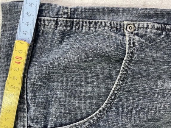 WRANGLER DENIM SHORTS WASHED BLUE MENS PRE OWNED L