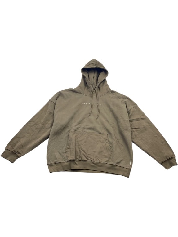 Only & Sons Felpa con cappuccio casual grafica color oliva da uomo XXL