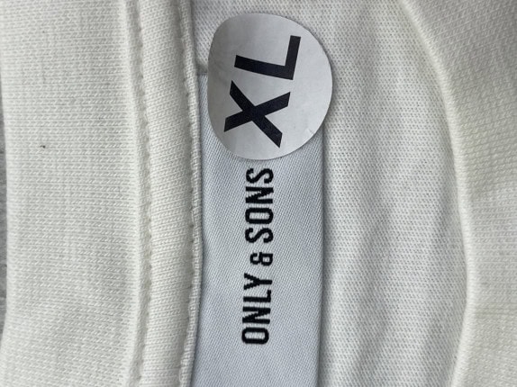 ONLY & SONS GRAPHIC TEE WHITE ΑΝΔΡΙΚΟ PRE OWNED XL