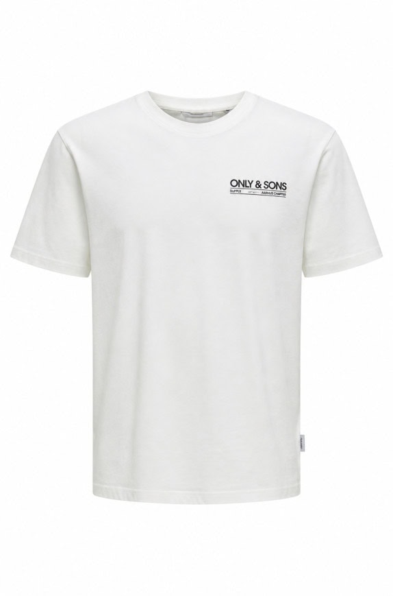 ONLY & SONS GRAPHIC TEE WHITE ΑΝΔΡΙΚΟ PRE OWNED XL