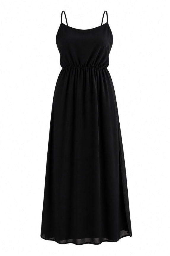 PAGE ONE DRESS MINIMAL BLACK WOMEN PRE OWNED M
