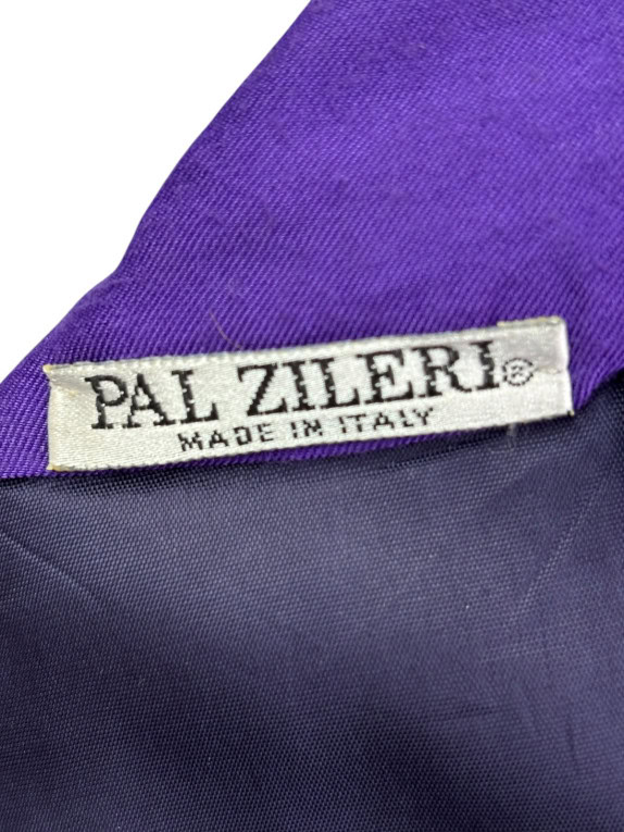 PAL ZILERI NECKTIE CLASSIC PURPLE MENS PRE OWNED