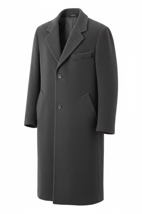 COAT CLASSIC DARK GREY MEN PRE OWNED