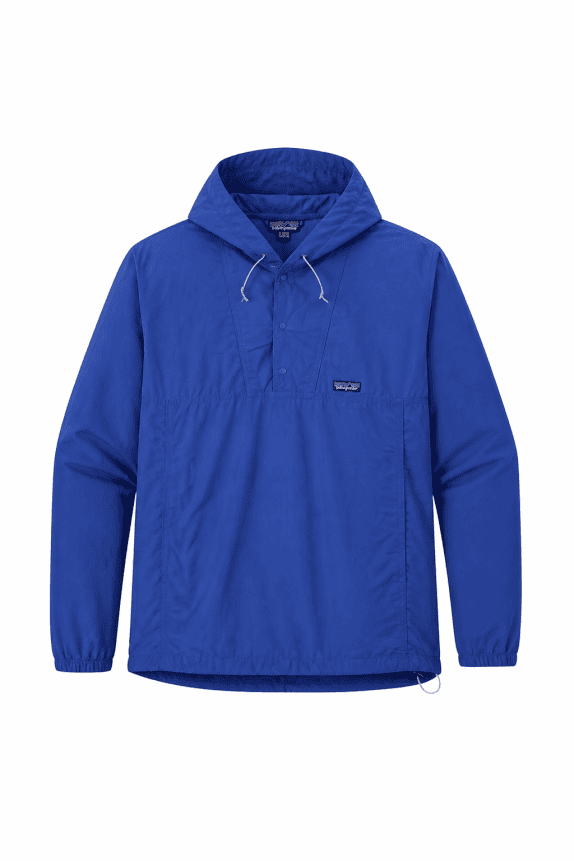1990s PATAGONIA ANORAK ΜΠΛΕ ΑΝΤΡΙΚΟ PRE OWNED L