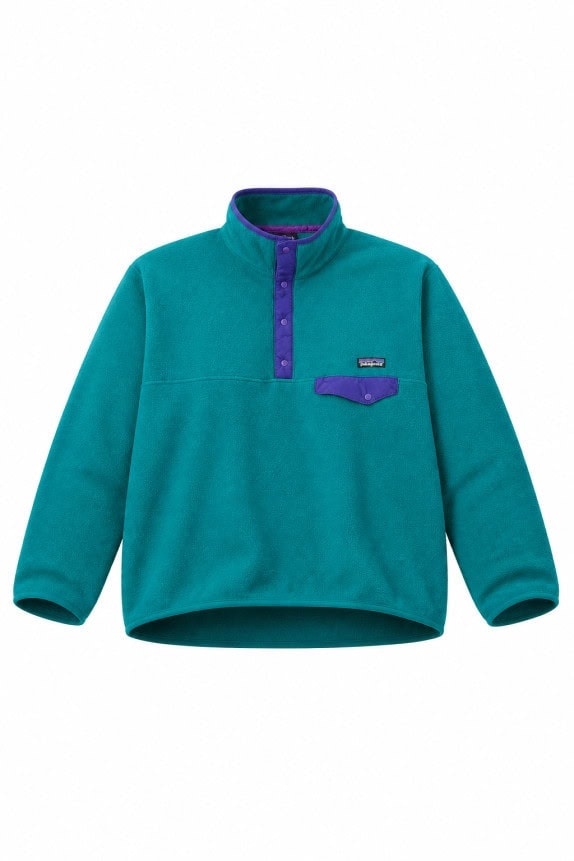 1990S PATAGONIA FLEECE PULLOVER RETRO TURQUOISE UNISEX PRE OWNED
