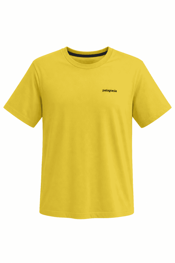 PATAGONIA GRAHIC TEE STREETWEAR YELLOW ΑΝΤΡΙΚΟ PRE OWNED L