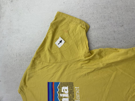 PATAGONIA GRAHIC TEE STREETWEAR YELLOW ΑΝΤΡΙΚΟ PRE OWNED L