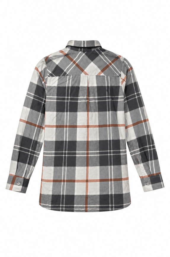 PATAGONIA ΠΟΥΚΑΜΙΣΟ CHECKED ΜΑΥΡΟ ΓΚΡΙ ΑΝΤΡΙΚΟ PRE OWNED M