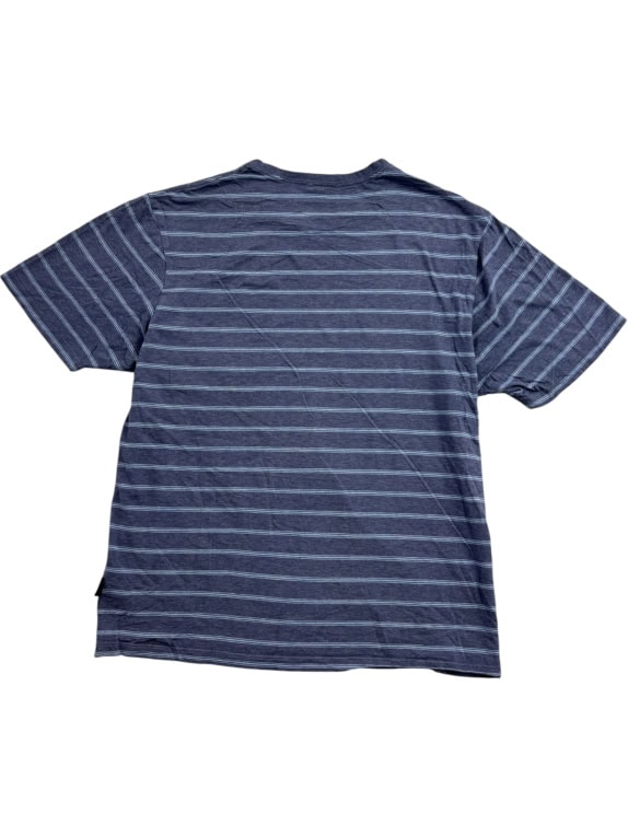 PATAGONIA Striped Pocket T-shirt Blue Unisex M