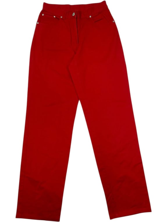 PAUL & SHARK Pantaloni chino elasticizzati da donna rossi