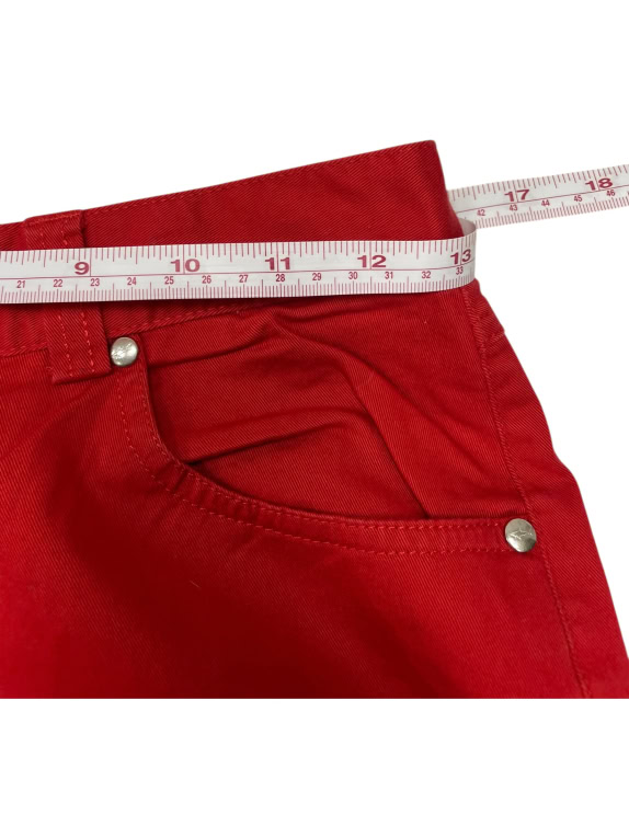 PAUL & SHARK Pantaloni chino elasticizzati da donna rossi
