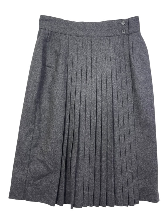 Pennyblack Grey Pleated Midi Skirt Women’s Size M