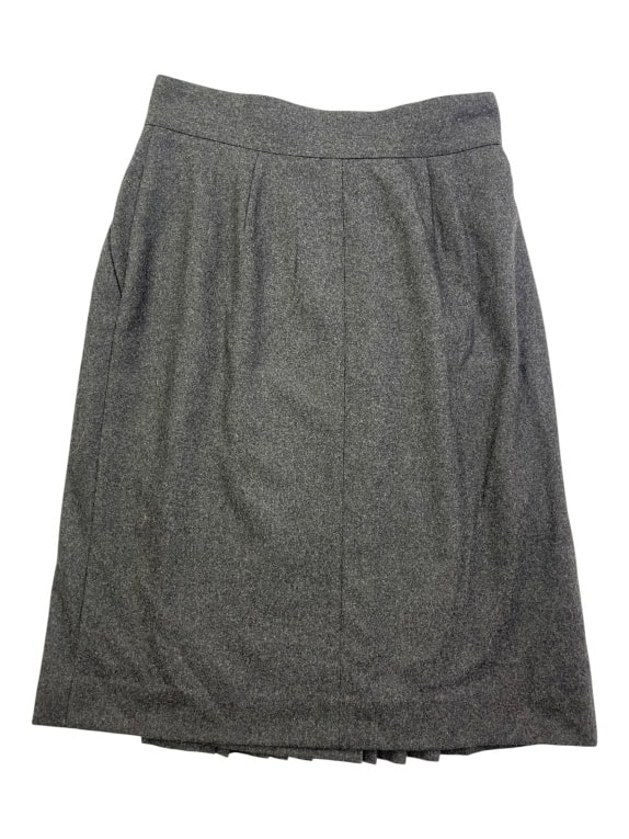 Pennyblack Grey Pleated Midi Skirt Women’s Size M
