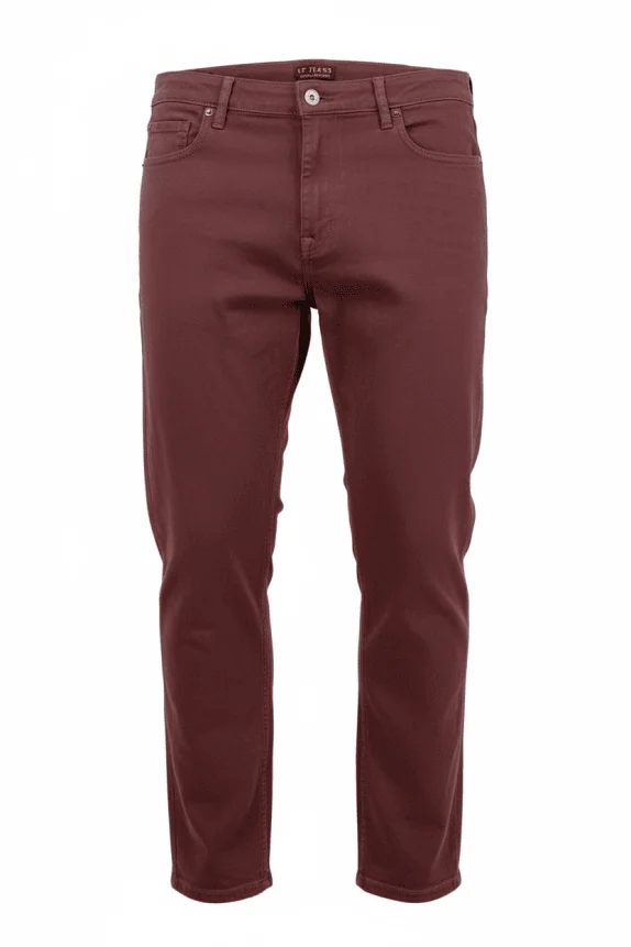 Pepe Jeans Pantaloni jeans casual senza logo visibile bordeaux da uomo XL