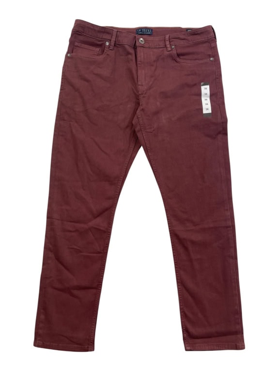 Pepe Jeans Παντελόνι Jeans Casual Χωρίς Εμφανές Λογότυπο Μπορντό Ανδρικό XL