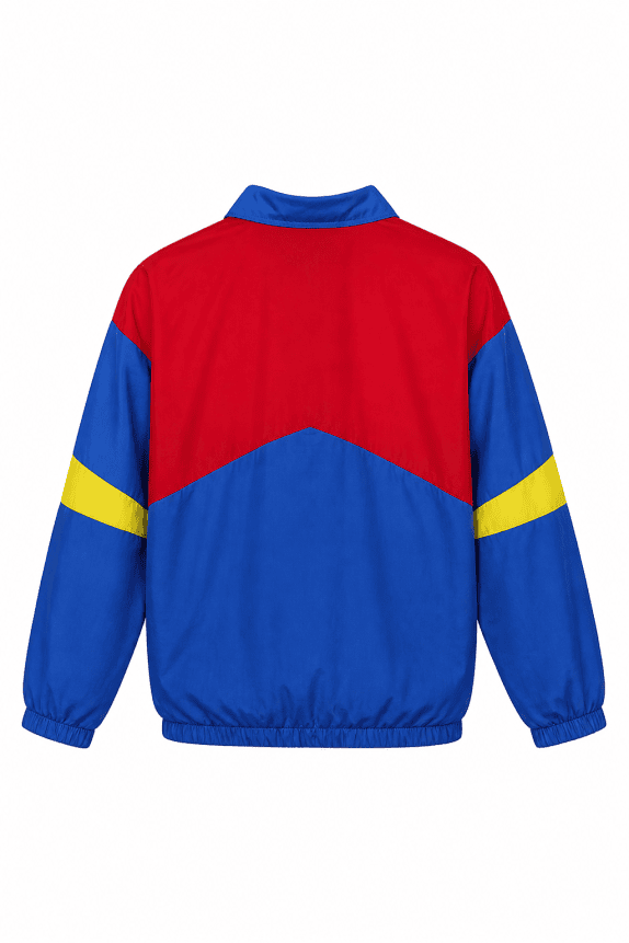 1980s PEUGEOT TRACK JACKET RETRO MULTICOLOR ΑΝΤΡΙΚΟ PRE OWNED L