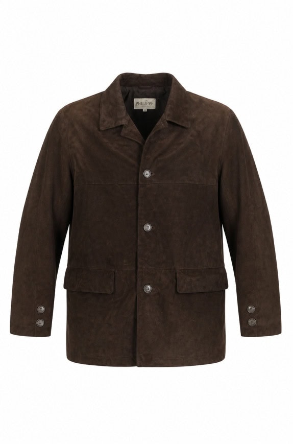 90s  PHILIPPE JACKET CLASSIC BROWN MENS PRE OWNED M