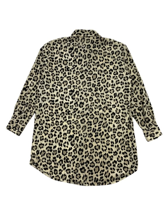 PIAZZA ITALIA Πουκάμισο Animal Print Leopard Μπεζ/Μαύρο Γυναικείο M