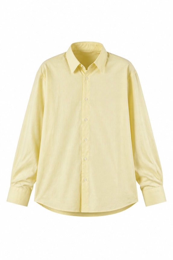 1990S PIERRE BALMAIN ΠΟΥΚΑΜΙΣΟ CLASSIC ΚΙΤΡΙΝΟ ΑΝΤΡΙΚΟ PRE OWNED L