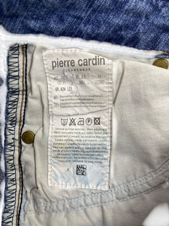 Pierre Cardin Denim Παντελόνι Vintage Classic Χωρίς Λογότυπο Μπλε Γυναικείο S