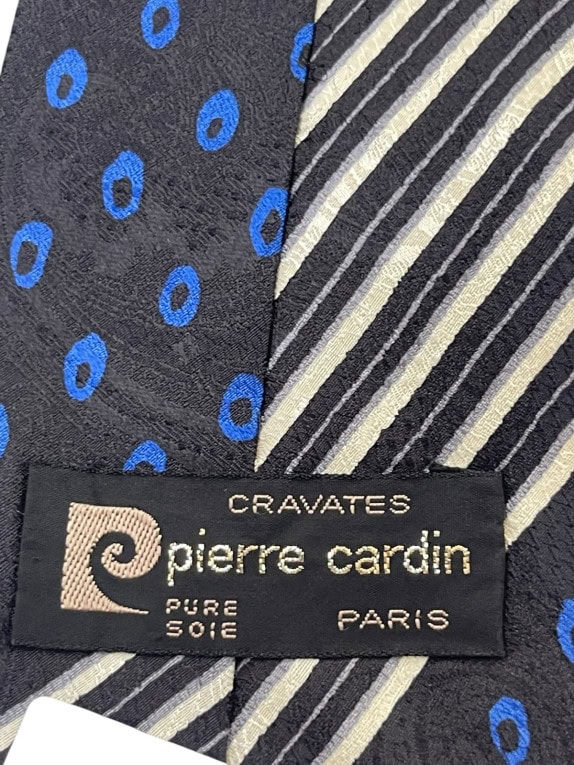 PIERRE CARDIN ΓΡΑΒΑΤΑ ΚΛΑΣΙΚΗ ΜΑΥΡΗ ΑΝΤΡΙΚΟ PRE OWNED