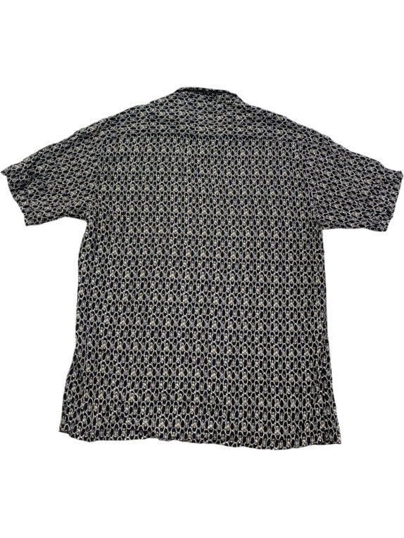 PIERRE CARDIN ΚΟΝΤΟΜΑΝΙΚΟ ΠΟΥΚΑΜΙΣΟ RETRO ΜΑΥΡΟ ΑΝΤΡΙΚΟ PRE OWNED M