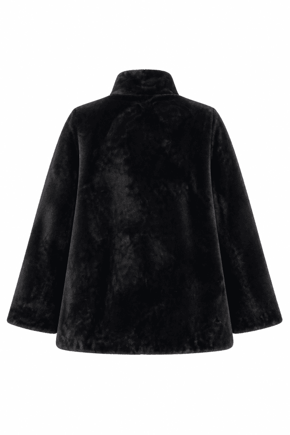 1990s PIERRE CARDIN COAT VINTAGE BLACK WOMEN PRE OWNED L