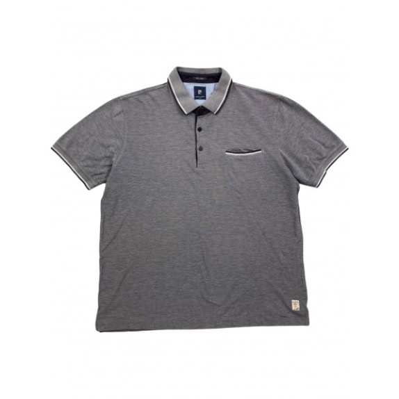 PIERRE CARDIN POLO SHIRT PIMA COTTON ΓΚΡΙ ΑΝΔΡΙΚΟ L-XL