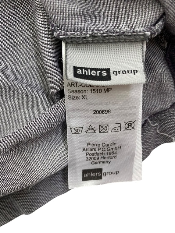 PIERRE CARDIN POLO SHIRT PIMA COTTON ΓΚΡΙ ΑΝΔΡΙΚΟ L-XL