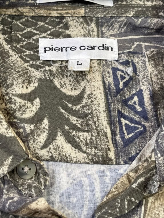 PIERRE CARDIN ΠΟΥΚΑΜΙΣΟ RETRO ΠΟΛΥΧΡΩΜΟ ΑΝΤΡΙΚΟ PRE OWNED L