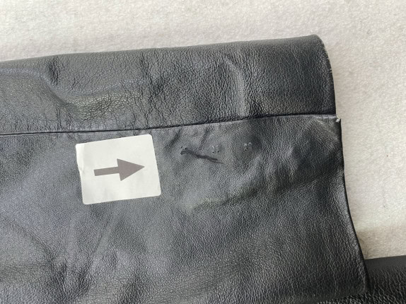 PIERRE CARDIN ΣΑΚΑΚΙ LEATHER BLACK ΑΝΤΡΙΚΟ PRE OWNED L