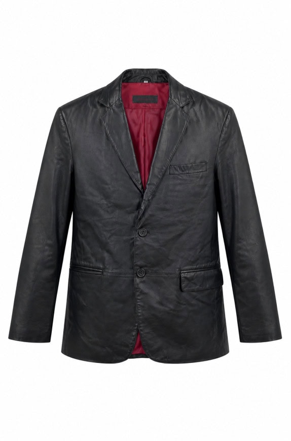 PIERRE CARDIN ΣΑΚΑΚΙ LEATHER BLACK ΑΝΤΡΙΚΟ PRE OWNED L