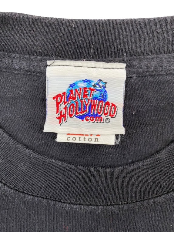 PLANET HOLLYWOOD Vintage T-shirt "London" Graphic Μαύρο Unisex Small