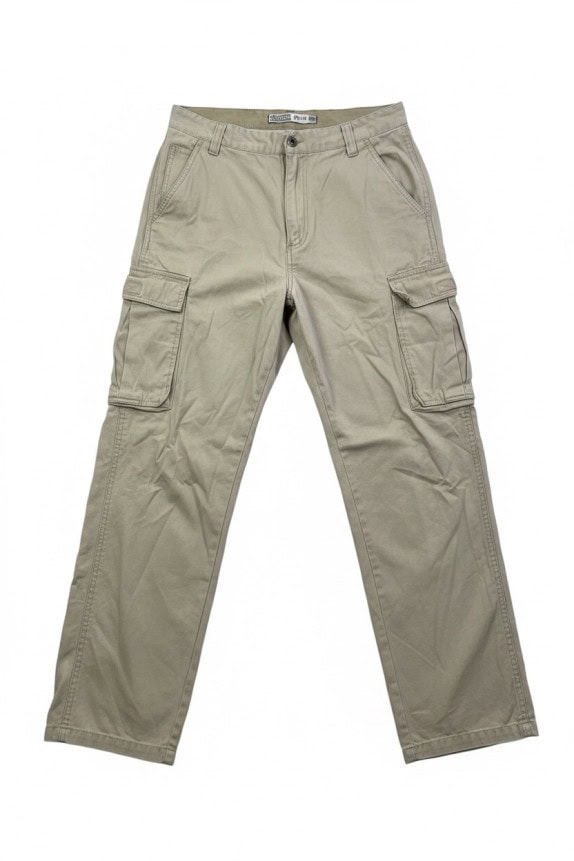 PLUGG PANTALONI CARGO UTILITY BEIGE UOMO PRE OWNED S