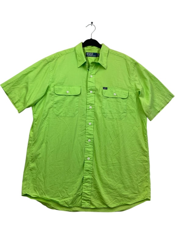 POLO BY RALPH LAUREN ΚΟΝΤΟΜΑΝΙΚΟ ΠΟΥΚΑΜΙΣΟ MINIMAL ΠΡΑΣΙΝΟ ΑΝΤΡΙΚΟ PRE OWNED L