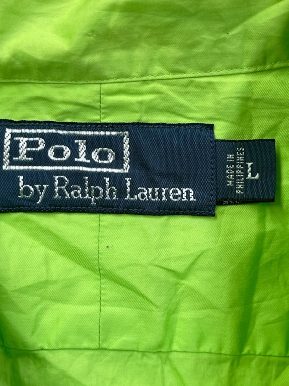 POLO BY RALPH LAUREN ΚΟΝΤΟΜΑΝΙΚΟ ΠΟΥΚΑΜΙΣΟ MINIMAL ΠΡΑΣΙΝΟ ΑΝΤΡΙΚΟ PRE OWNED L