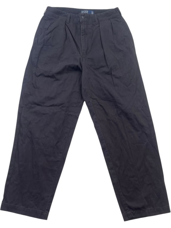 POLO BY RALPH LAUREN PANTALONI CHINO CLASSIC CHARCOAL UOMO PRE OWNED M