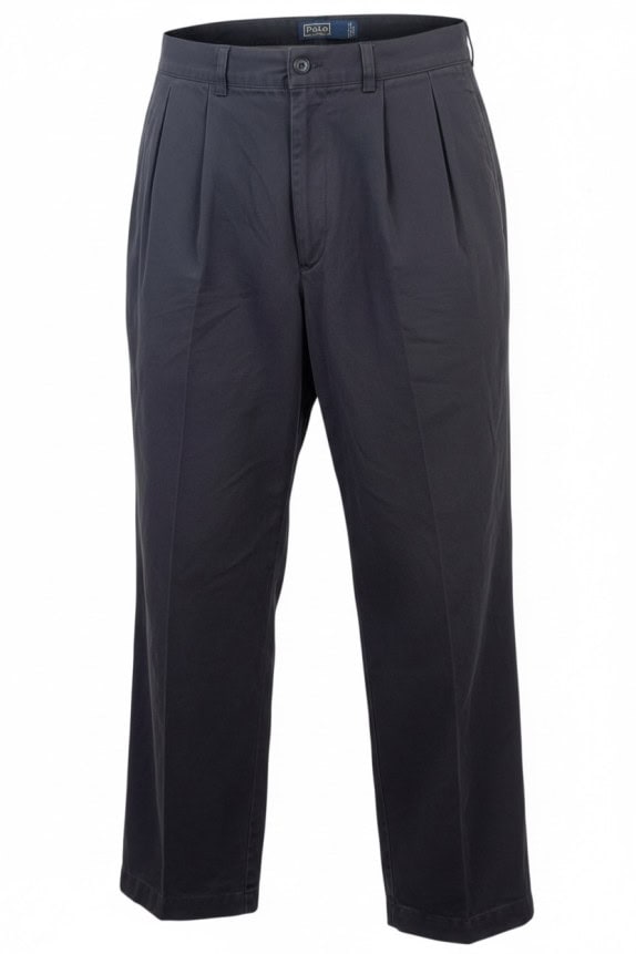 POLO BY RALPH LAUREN PANTALONI CHINO CLASSIC CHARCOAL UOMO PRE OWNED M