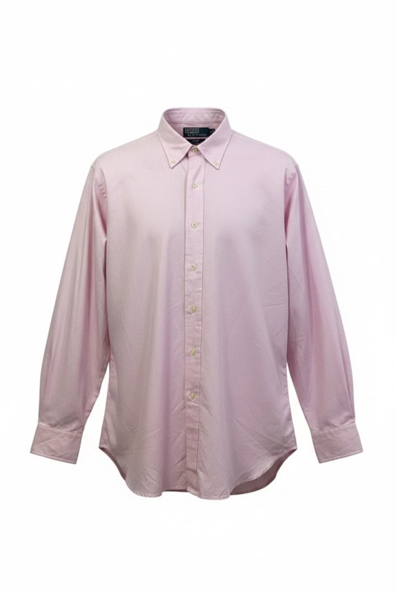 POLO BY RALPH LAUREN ΠΟΥΚΑΜΙΣΟ CLASSIC ΑΝΟΙΧΤΟ ΡΟΖ ΑΝΤΡΙΚΟ PRE OWNED XL